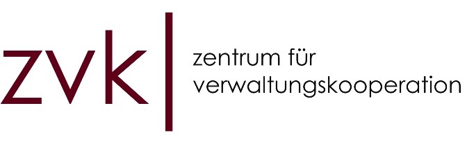 zvk (dunkelrot) zentrumf für verwaltungskooperation © ZVK Logo ZVK © ZVK