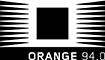 Schwarzer mit weißen Strahlen gerahmter Quader - Logo Radio Orange © Radio Orange Logo Radio Orange © Radio Orange
