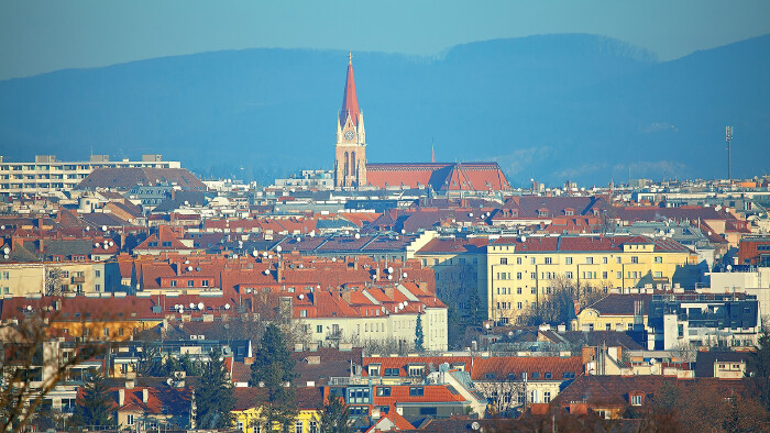 Malerische Aussicht auf Ottakring