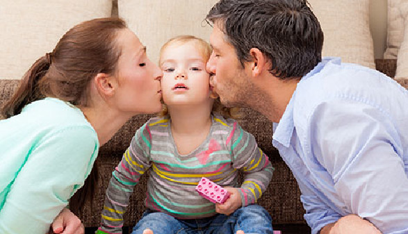 Familie mit Kleinkind