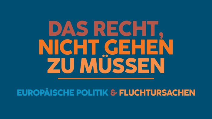 © Julia Stern Europäische Politik und Fluchtursachen © Julia Stern