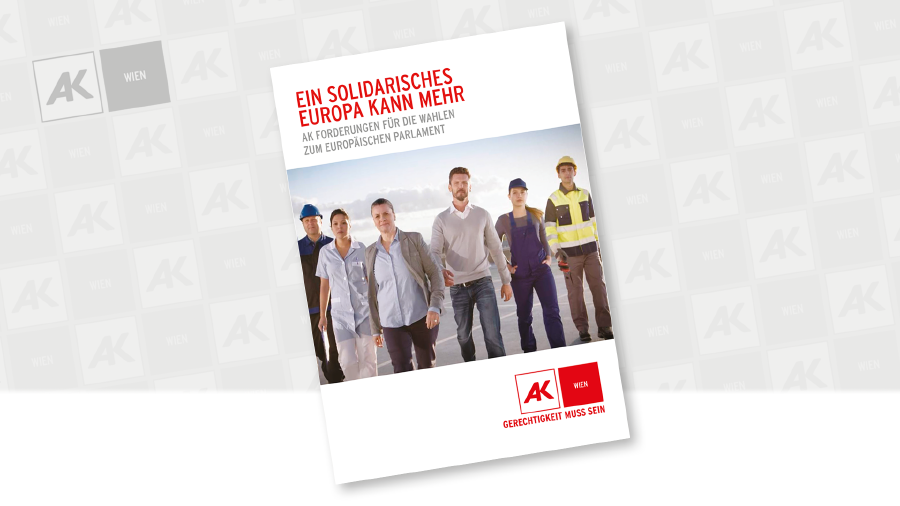 Cover der Broschüre © AK Wien Cover der Broschüre