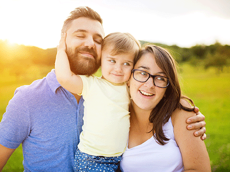 Papa, Mama, Kind © Halfpoint, Fotolia